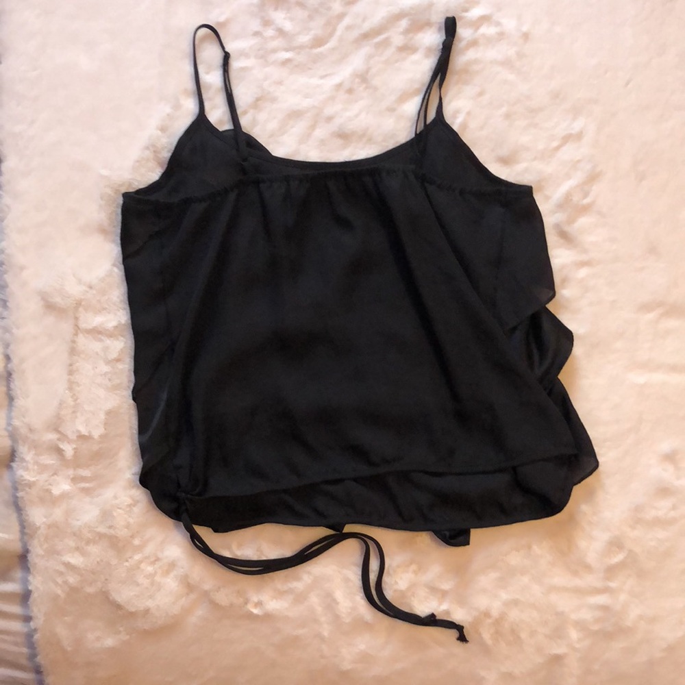Black Ruffle Blouse - Picture 2 of 2